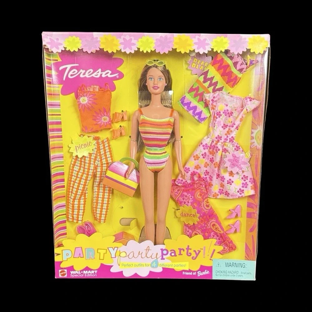 Mattel Barbie Teresa Party Party Party Doll 2001 #50816 WalMart Special Edition